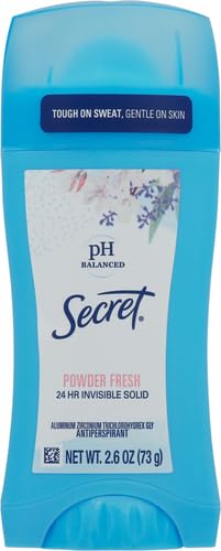 Secret Powder Fresh Invisible Solid Antiperspirant and Deodorant for Men on Dates and Workouts
| Secret Powder Fresh In