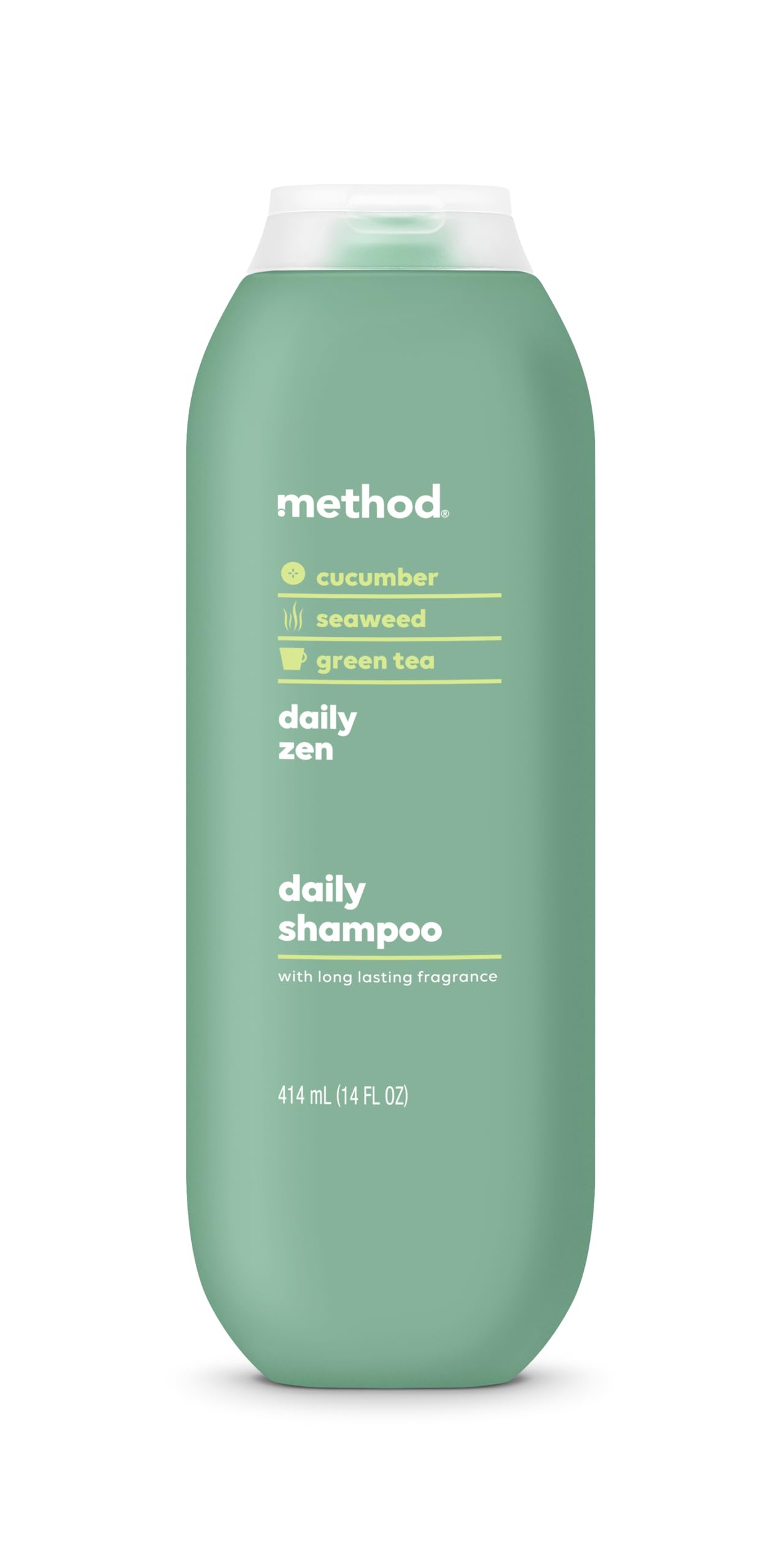 Method Everyday Shampoo - Daily Zen with Cucumber, Green Tea, and Seaweed Scent, Paraben and Sulfate Free, 14oz (Pack of