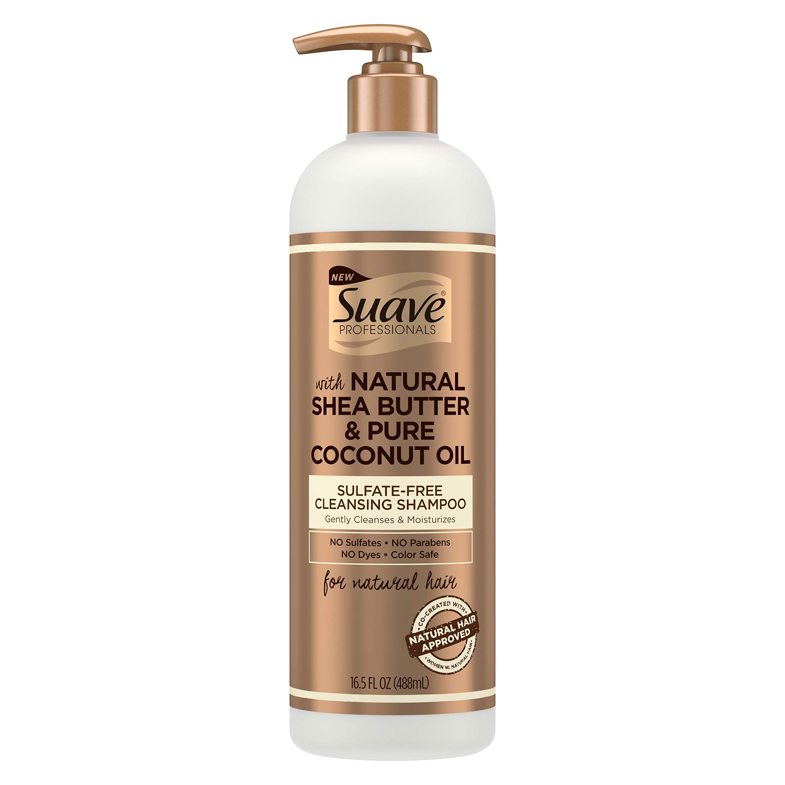 Suave Professionals Natural Shea Butter & Pure Coconut Oil Sulfate-Free Cleansing Shampoo for Dry Hair
| Suave Professi