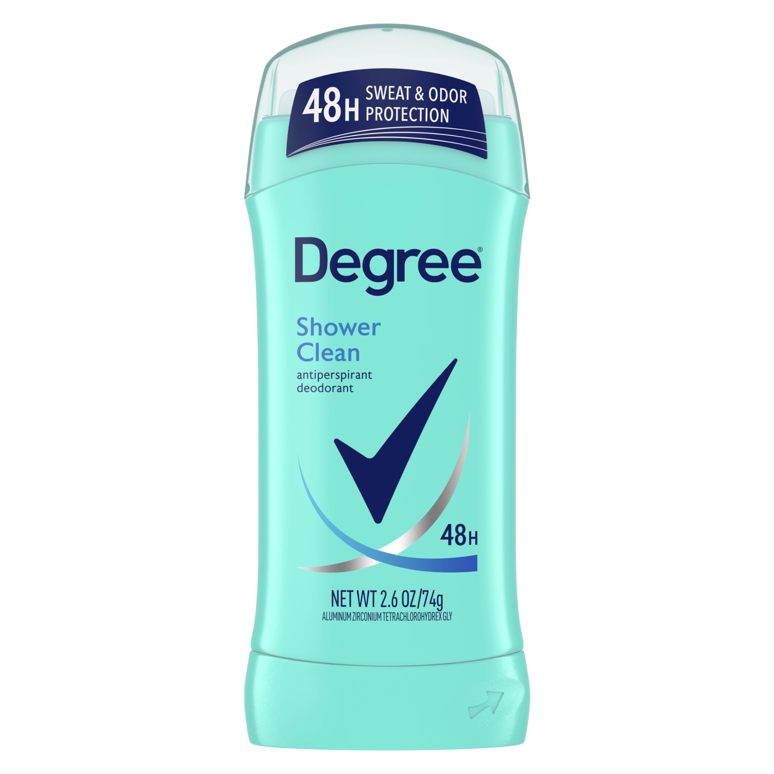 Degree Original Antiperspirant Deodorant for Women | 48-Hour Sweat & Odor Protection | Shower Clean Antiperspirant |6 oz
