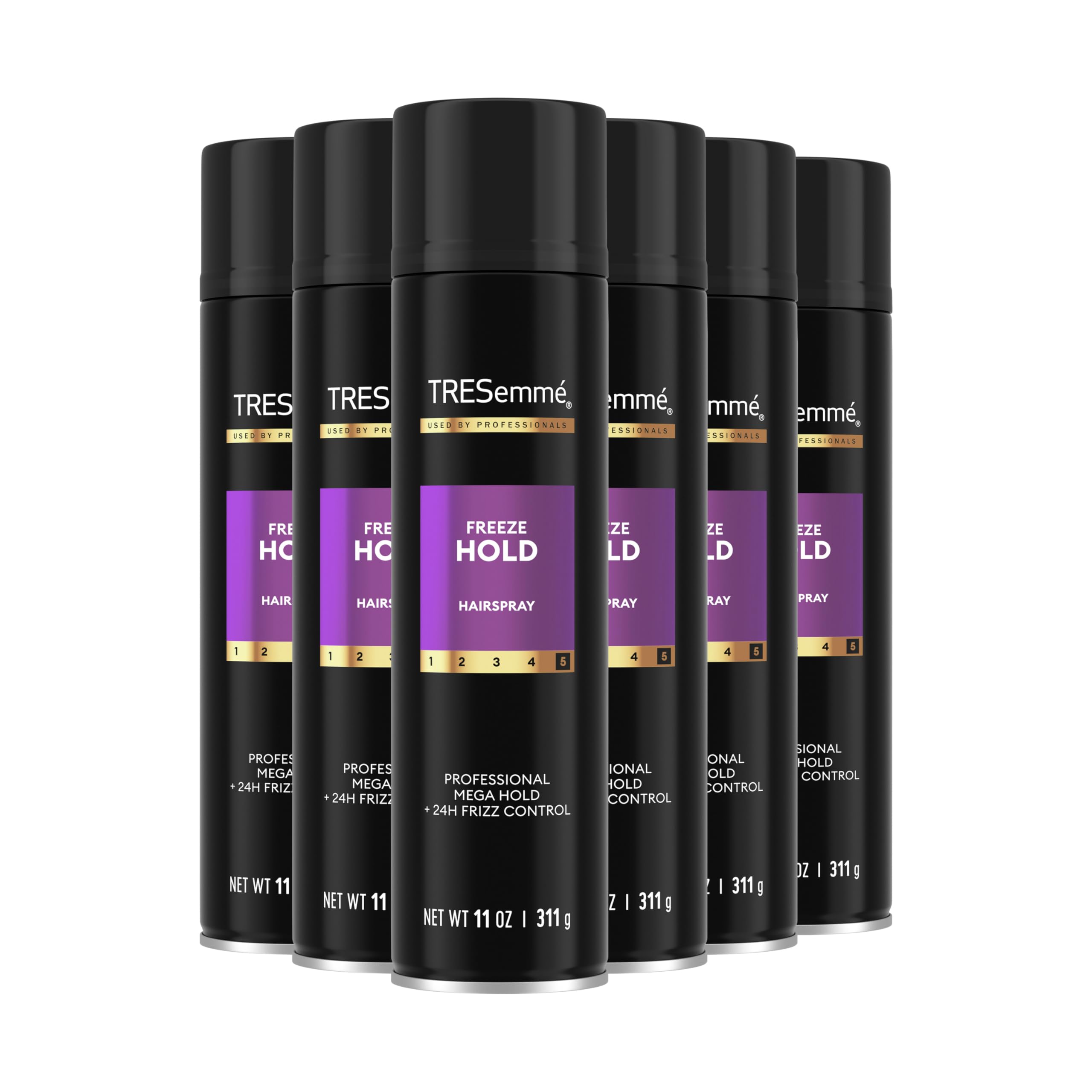 TRESemmé Hairspray Freeze Hold Frizz Control Humidity Resistance All-Day Hold for Dry Hair 11 Fl Oz