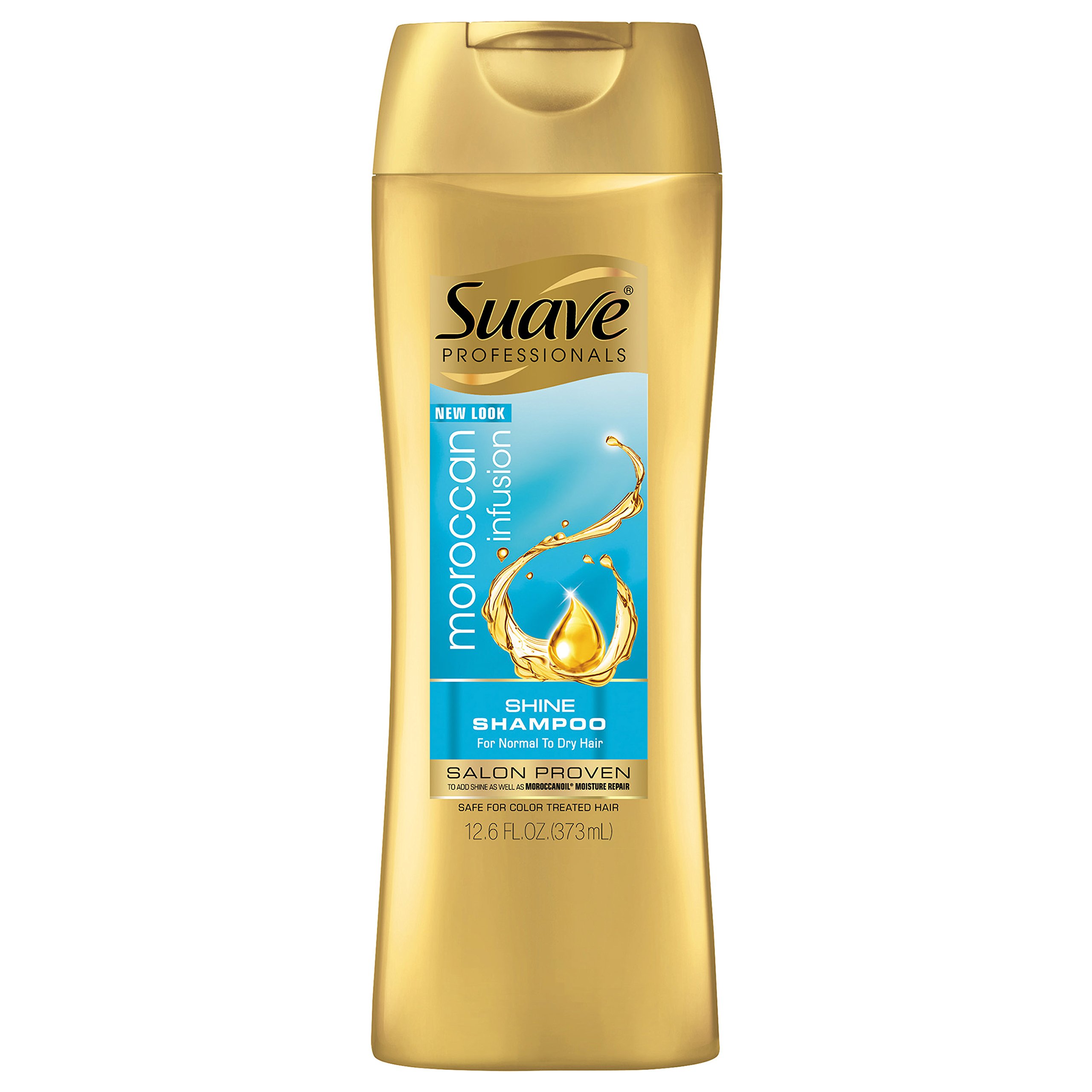 Suave Professionals Shine Shampoo Moroccan Infusion for Shiny Hair 1|6 oz UV Protection