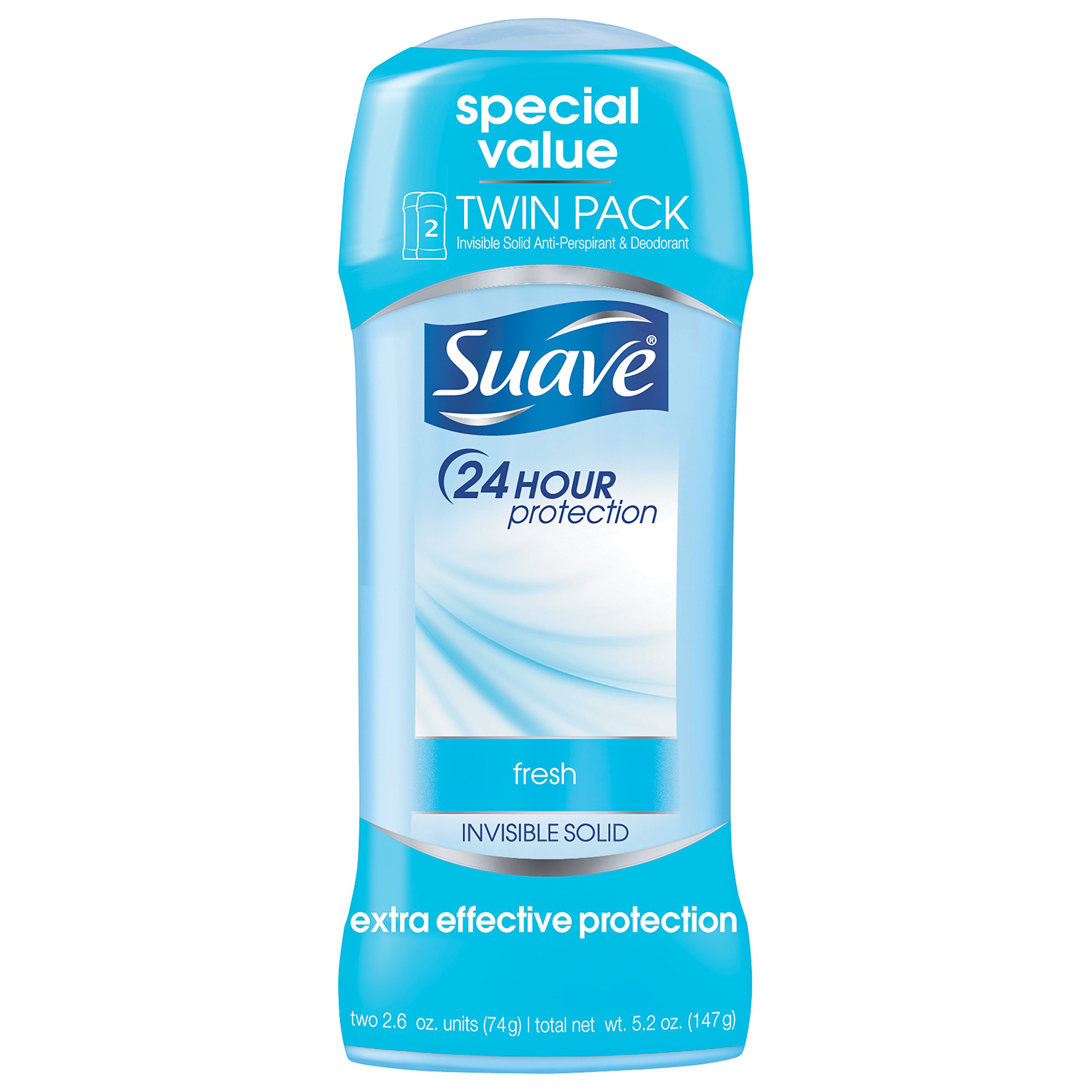 Suave Antiperspirant Deodorant - Invisible Solid Shower Fresh - Men's, |6 oz 2 ct
| Suave Antiperspirant Deodorant - In
